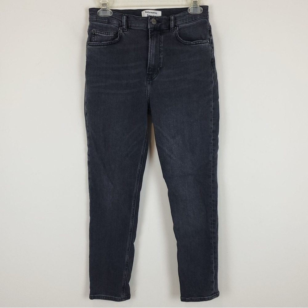 Reformation Avalon High Rise Stretch Cropped Jeans